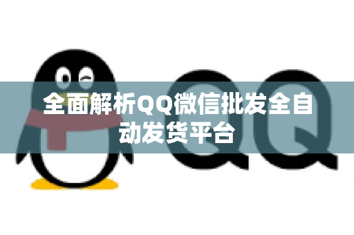 全面解析QQ微信批发全自动发货平台